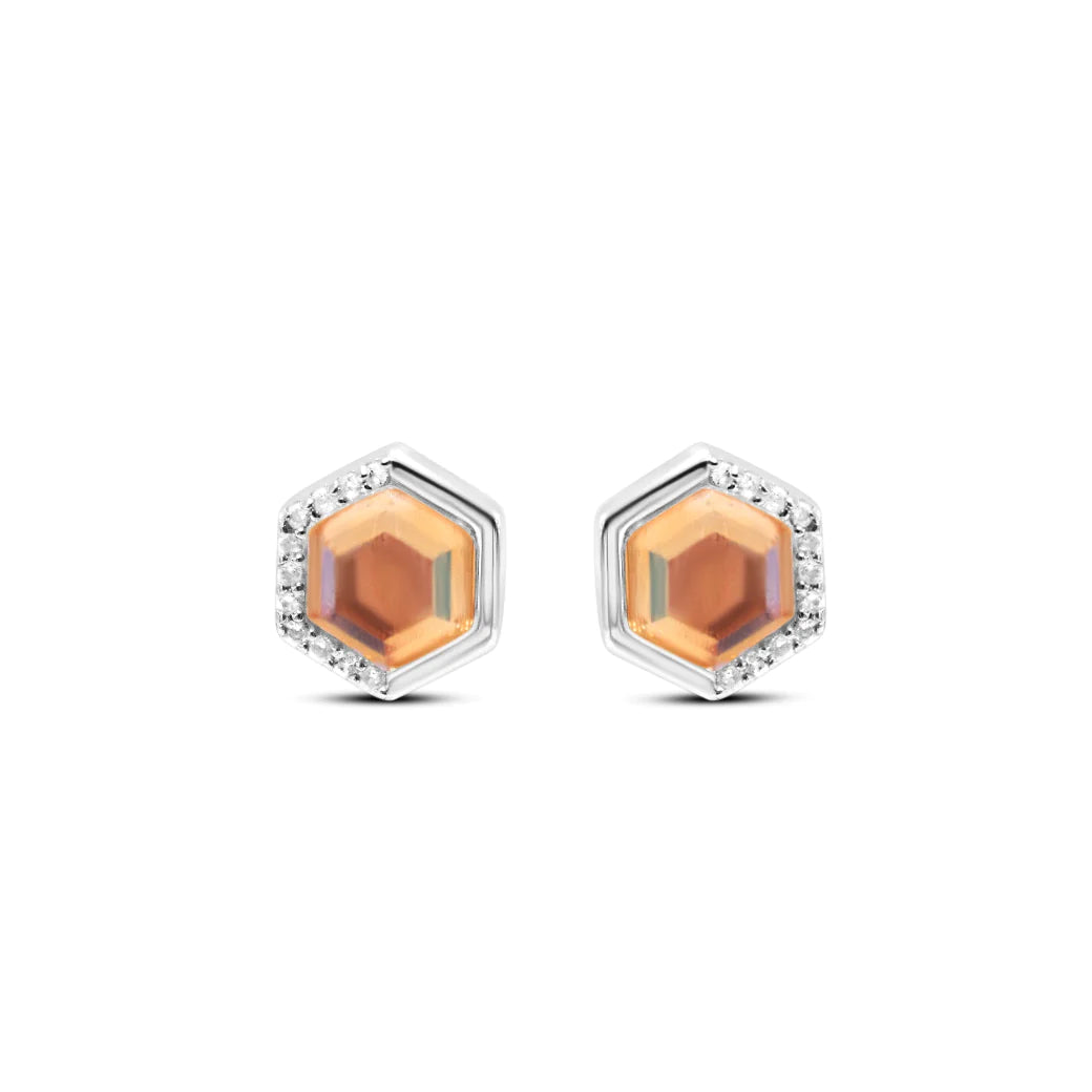 Chloe + Lois Stardust Healing Stone Studs