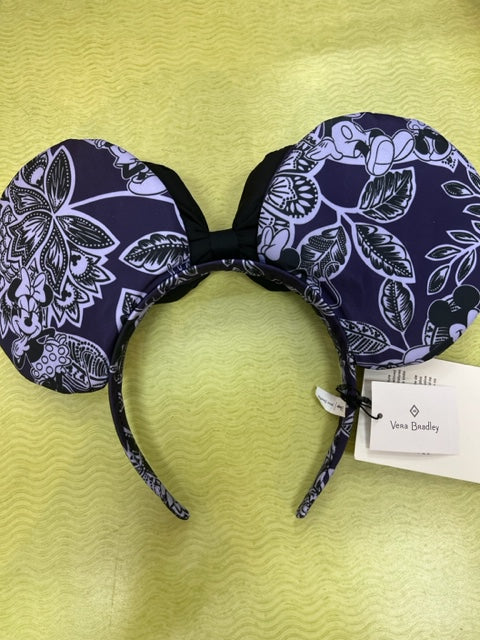 Vera Bradley Minnie Mouse Ear Headband Flirty Floral Tonal