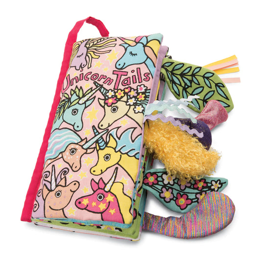 Jellycat Unicorn Tails Book