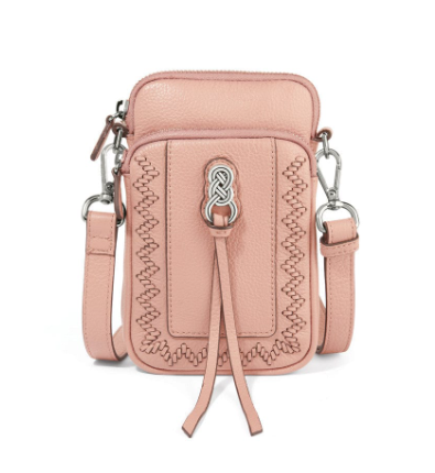 Brighton Interlok Mini Utility Bag - Pink Sand