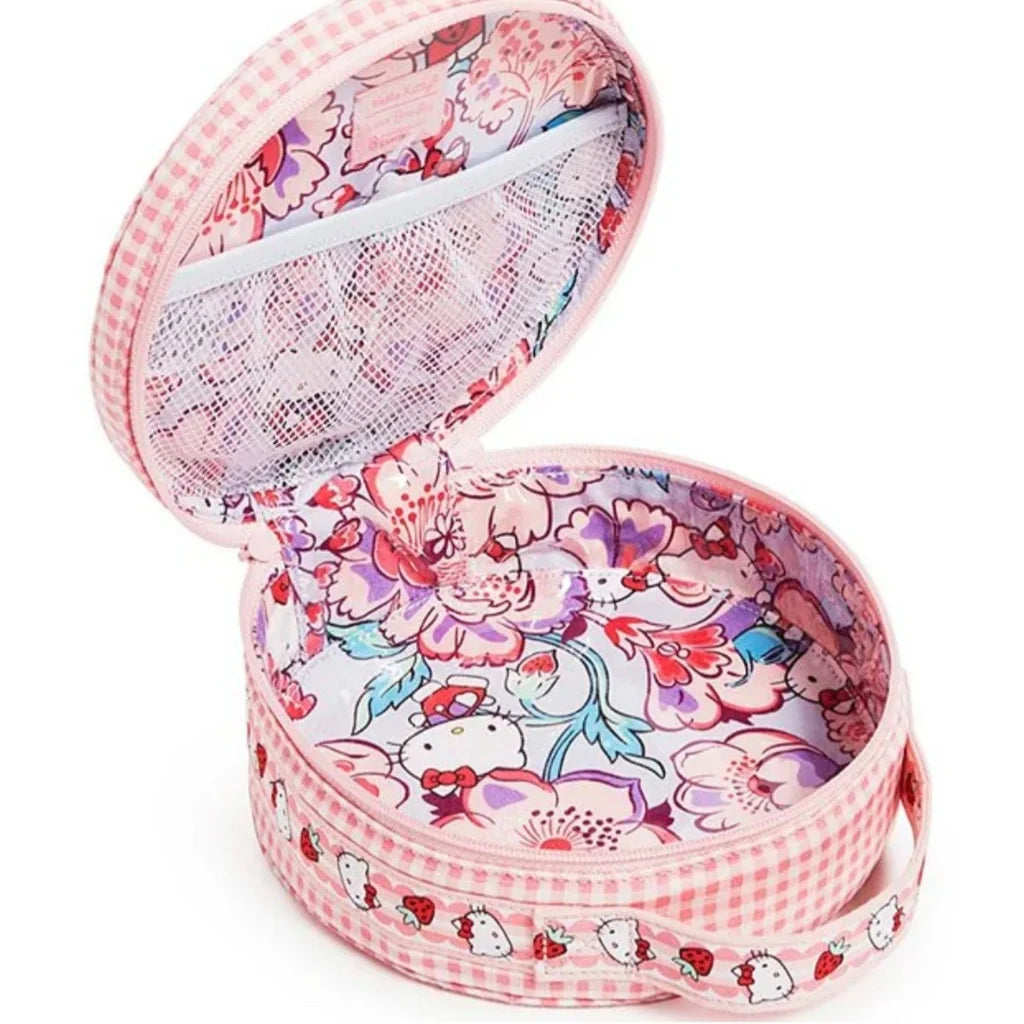 Vera Bradley Hello Kitty Gingham Cosmetic