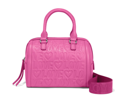 Brighton Fashionista Deeply in Love Satchel - Bubblegum Pink