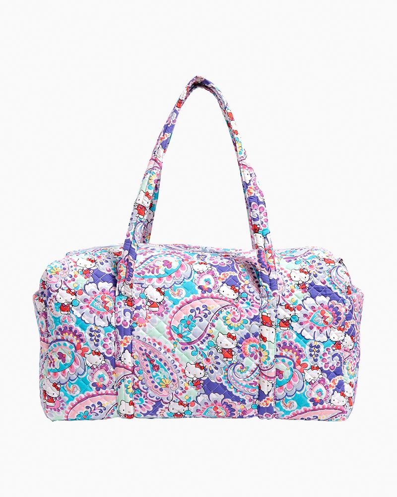 Vera Bradley Large Travel Duffle Hello Kitty Bows