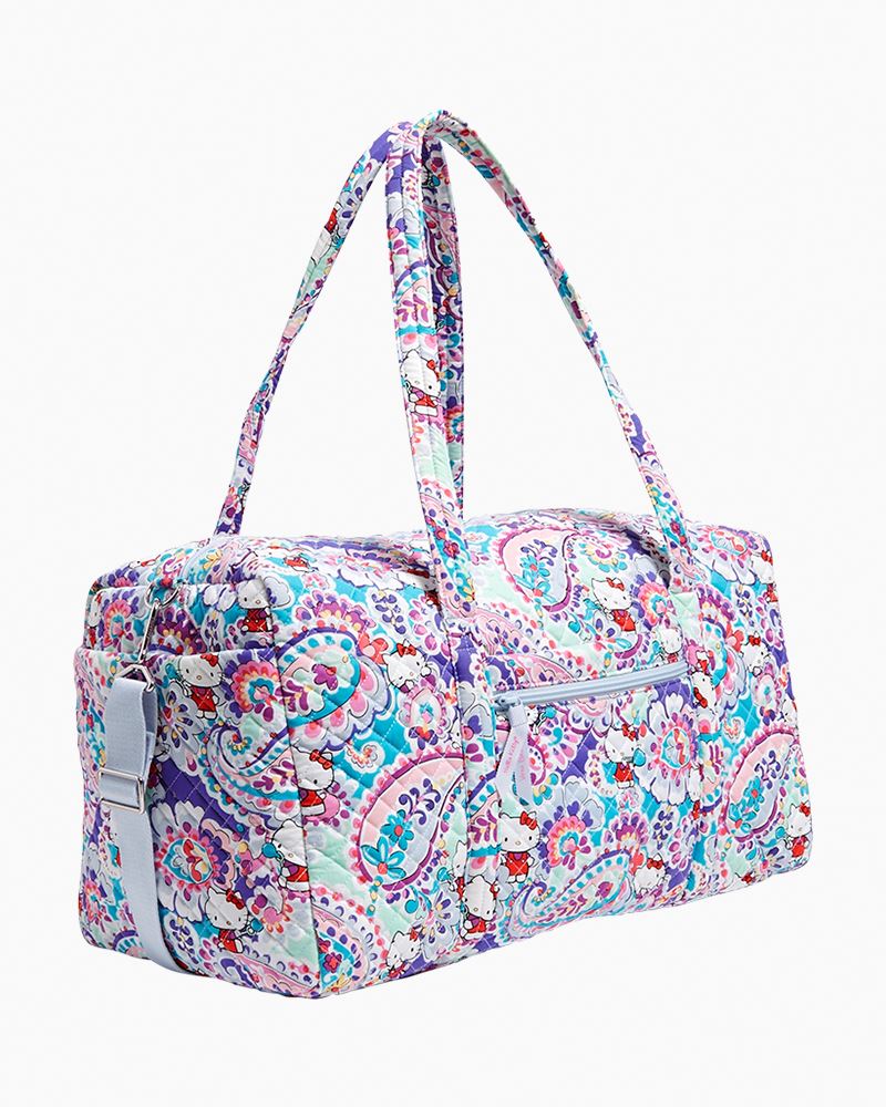 Vera Bradley Large Travel Duffle Hello Kitty Bows