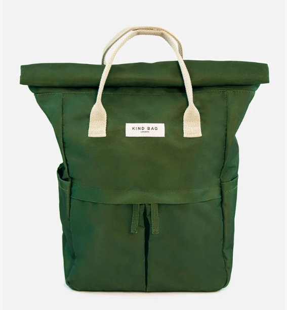 Kind Bag Hackney Backpack - Medium Khaki Green