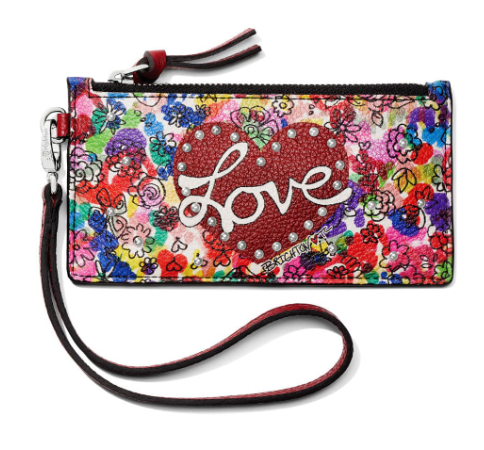 Brighton Fashionista Love Bouquet Card Pouch - Multi