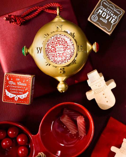 Santa's Kindness Ornament w/ Journal