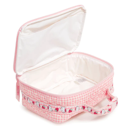 Vera Bradley Pink Hello Kitty® Lay Flat Lunch Box