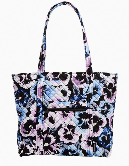 Vera Bradley Vera Tote Bag Plum Pansies