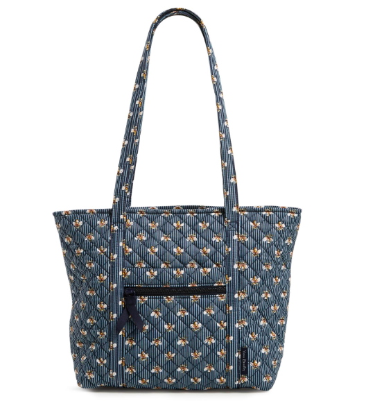 Vera Bradley Small Vera Tote - Bees Navy