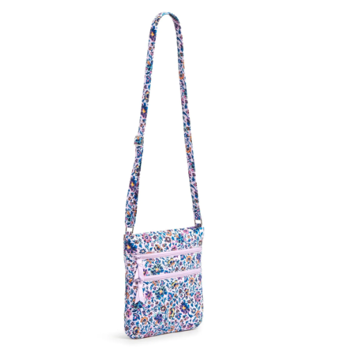 Vera Bradley Triple Zip Hipster Crossbody - Cloud Vine Multi