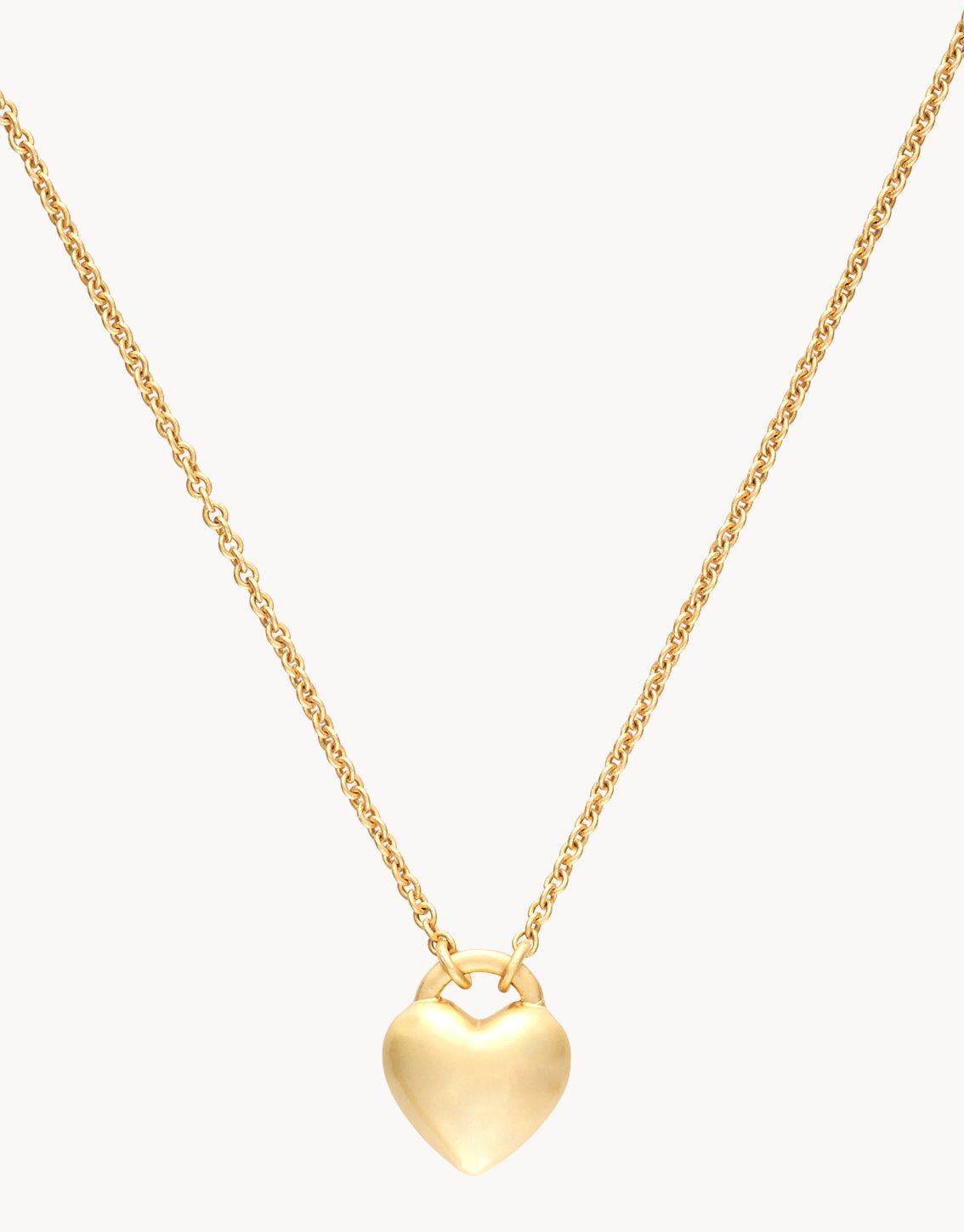 Love Heart Gold Necklace - Jewelry - SierraLily