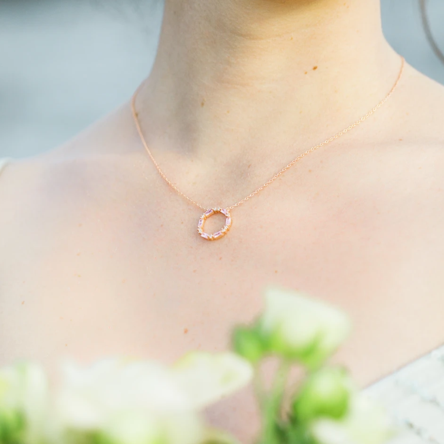 Rose Gold "Blush Infinity" Necklace - Jewelry - SierraLily