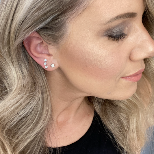"Starry Night" Ear Climbers in White Opal - Jewelry - SierraLily