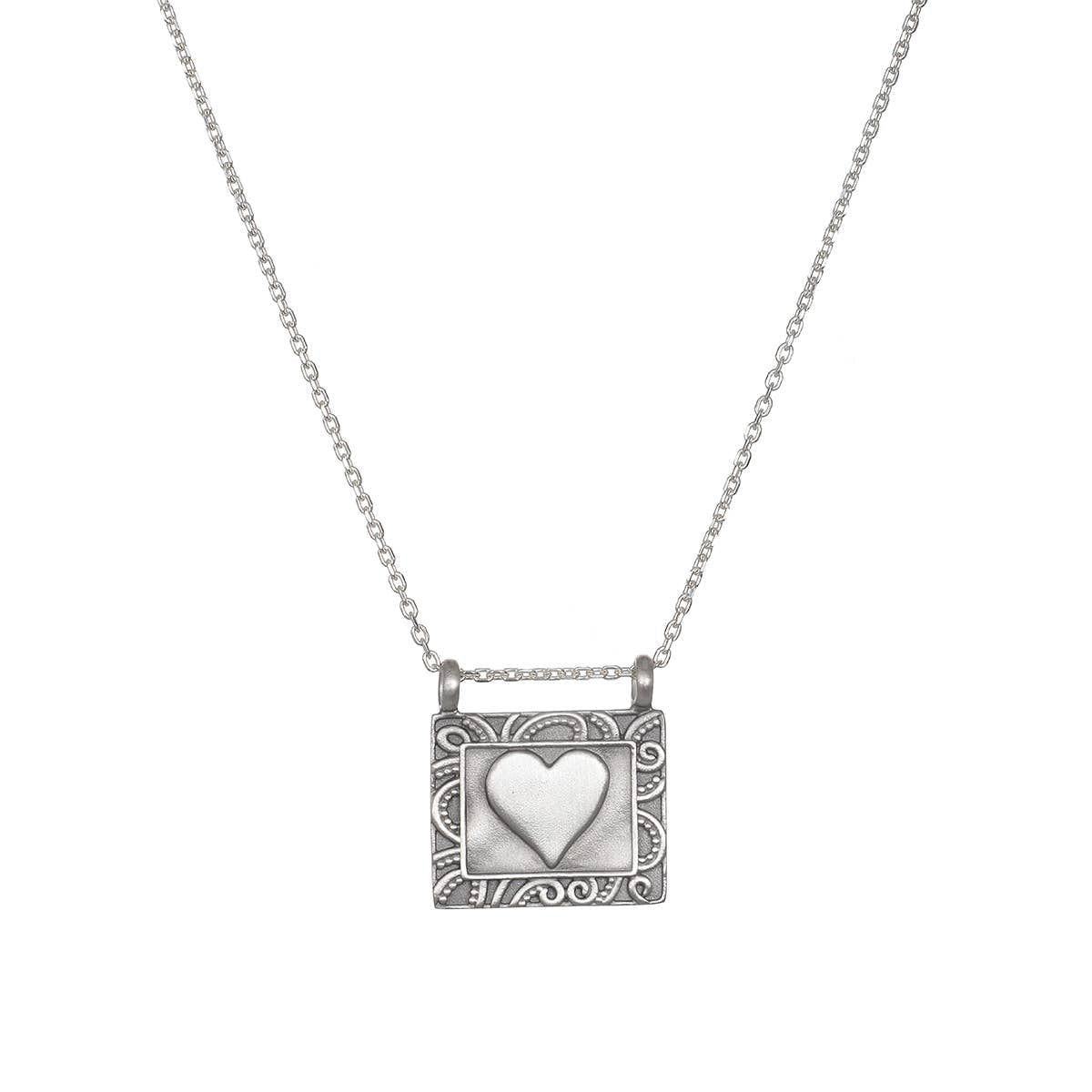 Heart Centered Silver Necklace - Jewelry - SierraLily