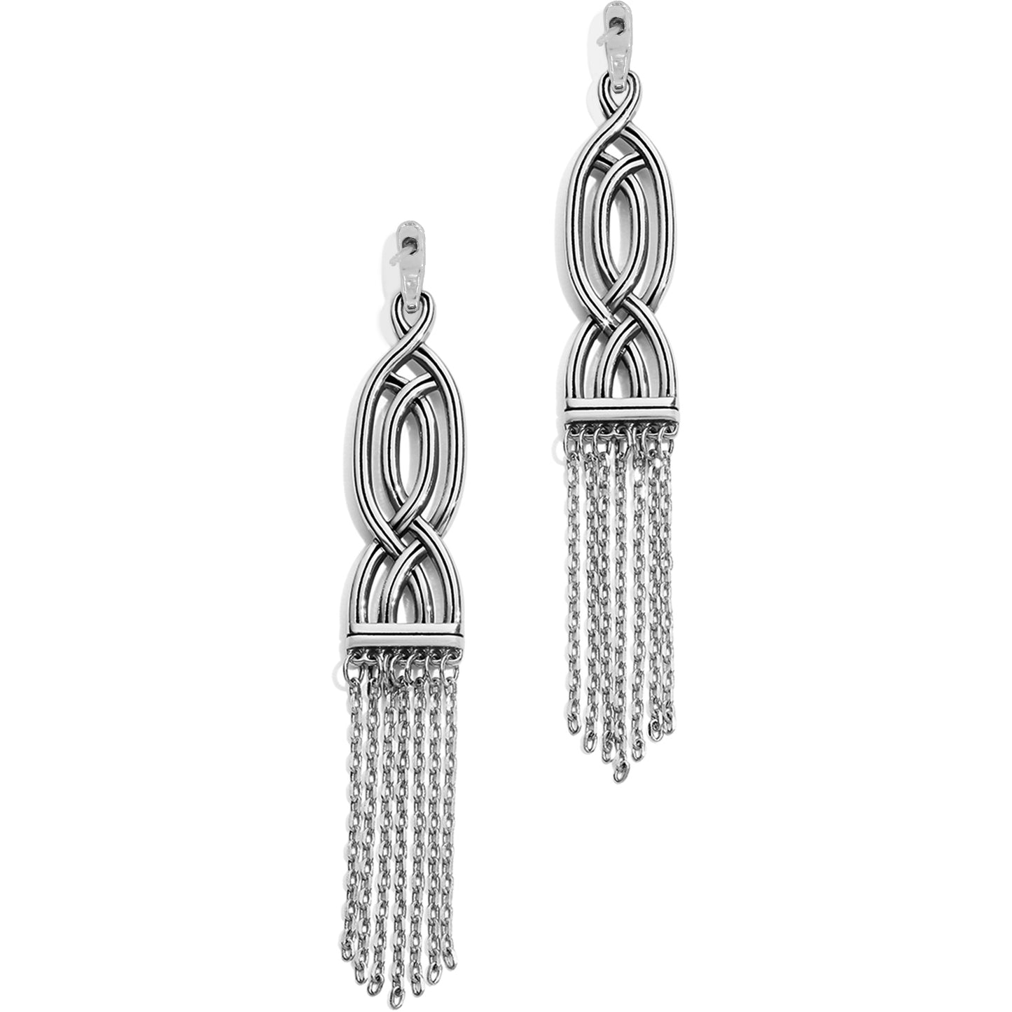 Brighton Interlok Fringe Post Drop Earrings