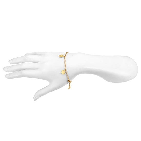Satya Sun and Moon Gold Charm Bracelet