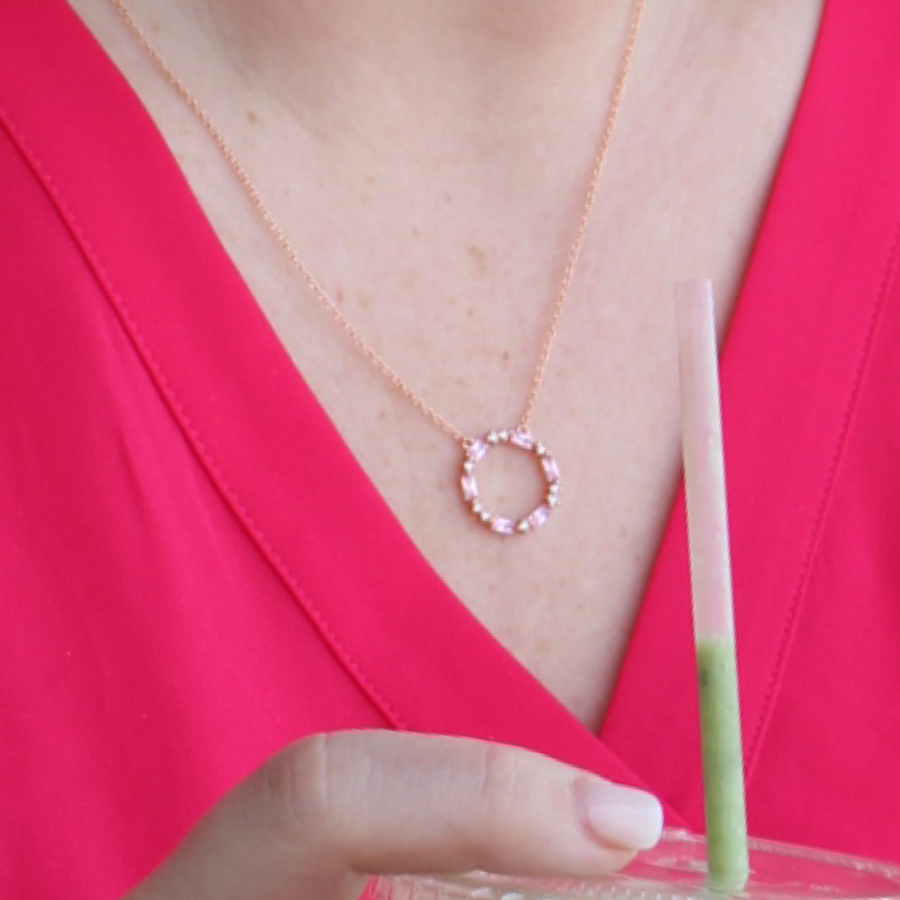 Rose Gold "Blush Infinity" Necklace - Jewelry - SierraLily