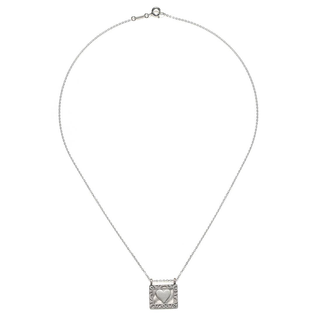 Heart Centered Silver Necklace - Jewelry - SierraLily
