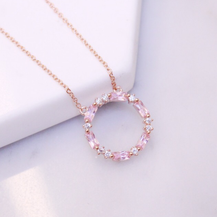 Rose Gold "Blush Infinity" Necklace - Jewelry - SierraLily