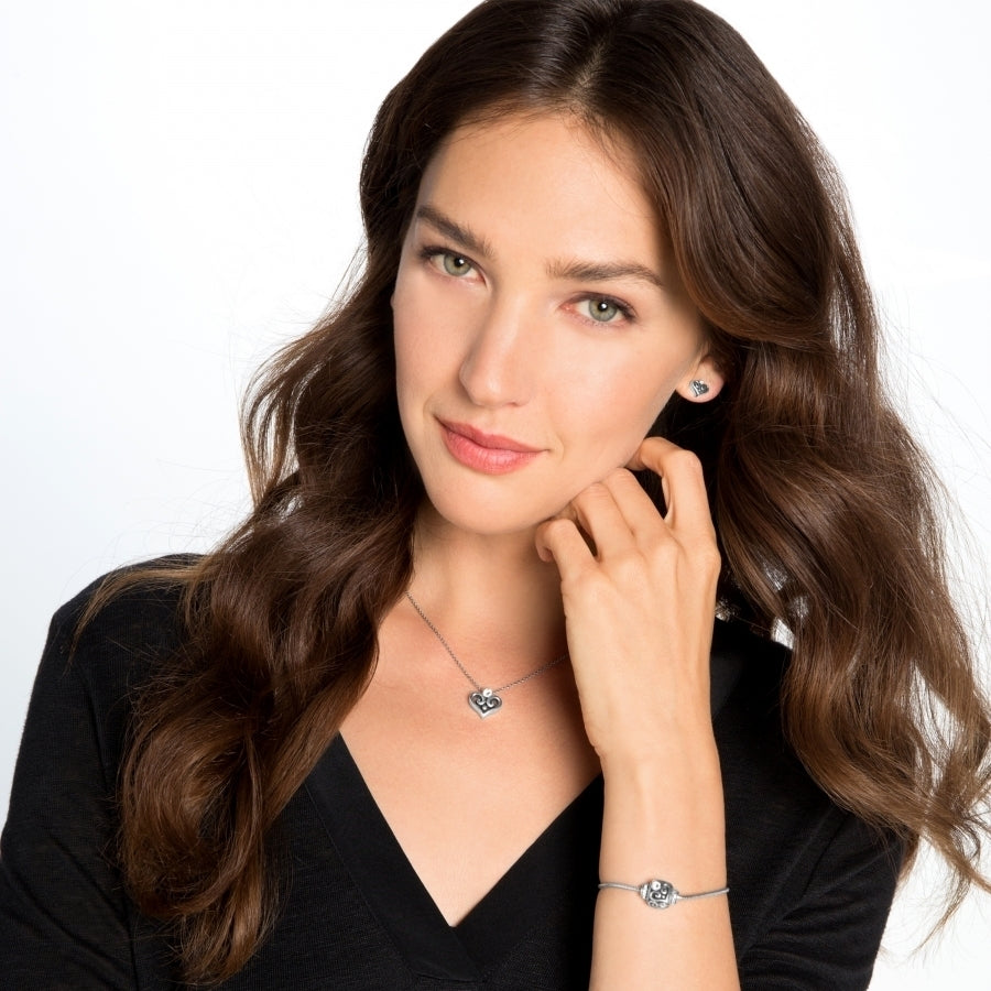 Alcazar Heart Mini Post Earrings - Jewelry - SierraLily