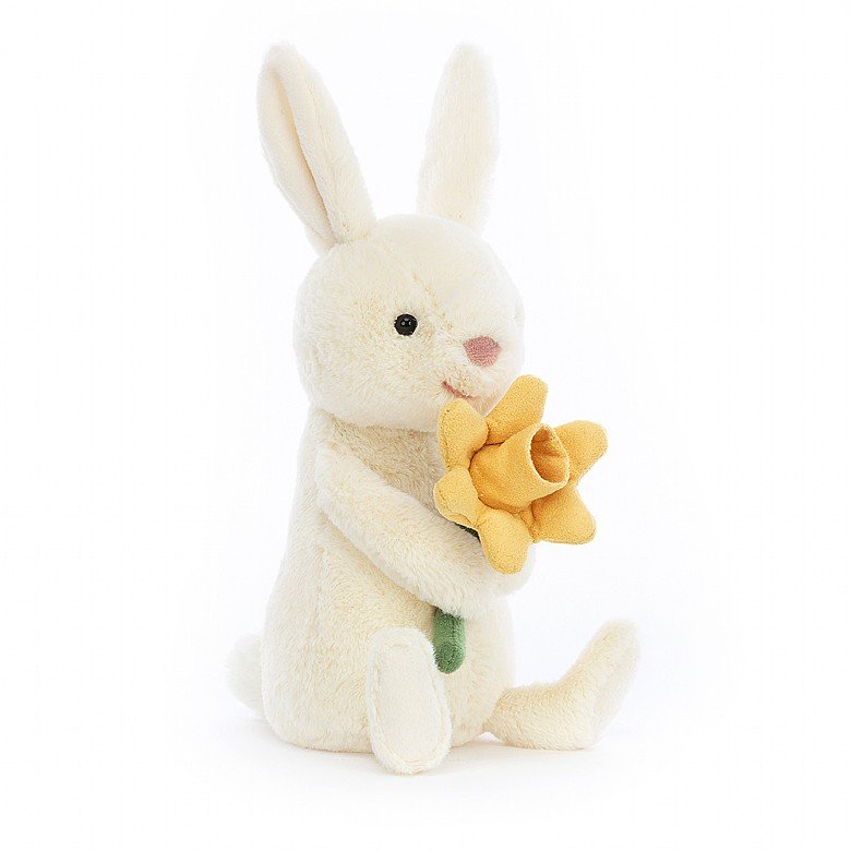 Jellycat Bobbi Bunny with Daffodil