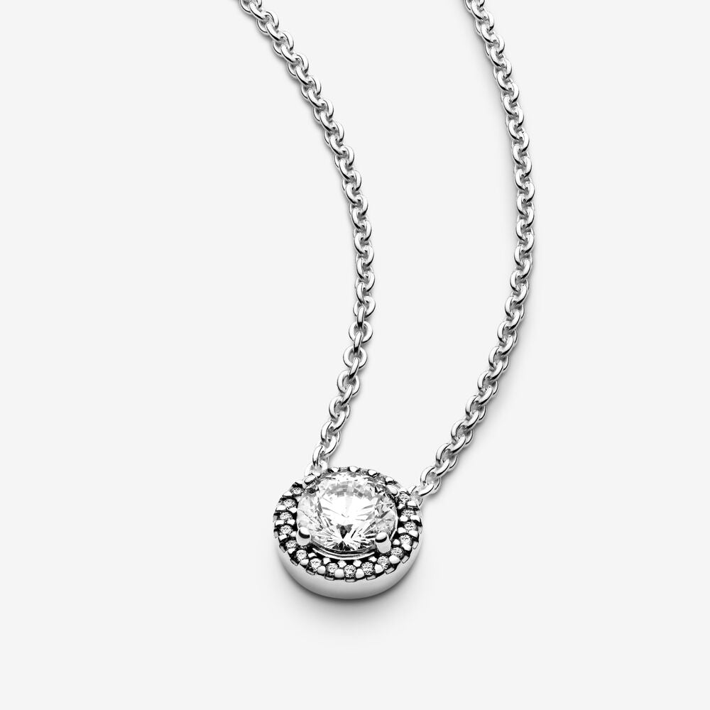 Round Sparkle Halo Necklace - Jewelry - SierraLily
