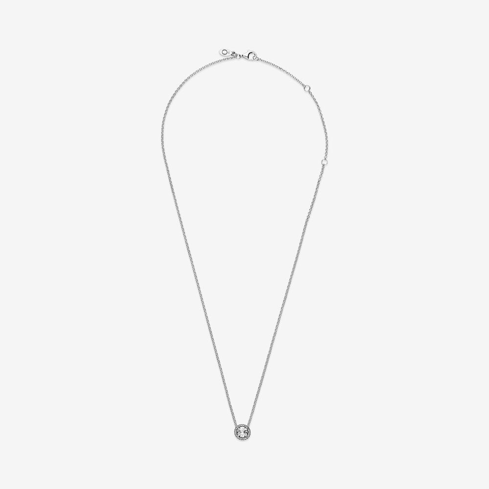 Round Sparkle Halo Necklace - Jewelry - SierraLily