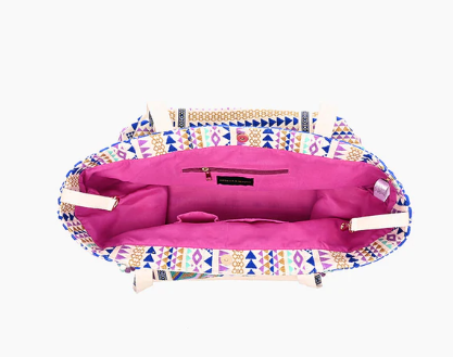 America & Beyond Ella Tribal Embellished Tote