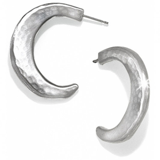 Brighton Montagne Post Hoop Earrings - Silver