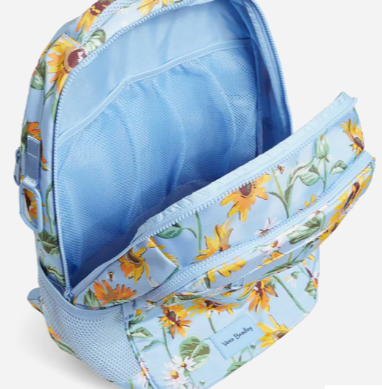 Vera Bradley Grand Backpack in ReActive Sunflower Sky