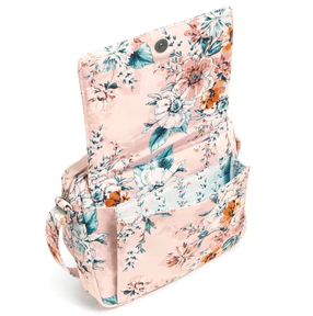 Vera Bradley Medium Hipster Crossbody - Peach Blossom Bouquet