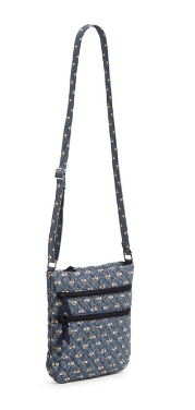 Vera Bradley Triple Zip Hipster Crossbody - Bees Navy