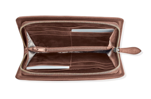 Brighton Ferrara Montecito Zip Wallet - Whisky