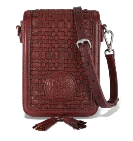 Brighton Ilia Flap Mini Crossbody Bag - Garnet