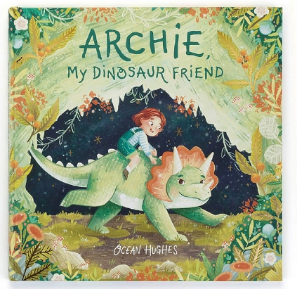 Jellycat Archie, My Dinosaur Friend Book