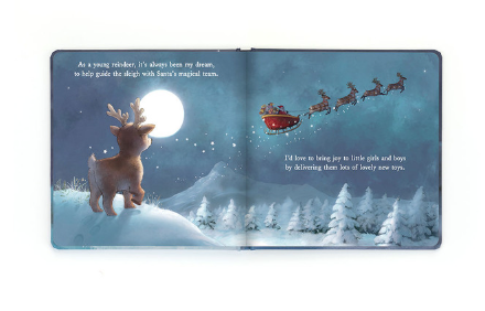Jellycat Mitzi Reindeer's Dream Book