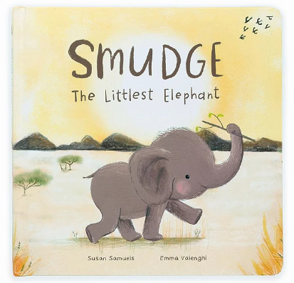 Jellycat Smudge the Littlest Elephant Book