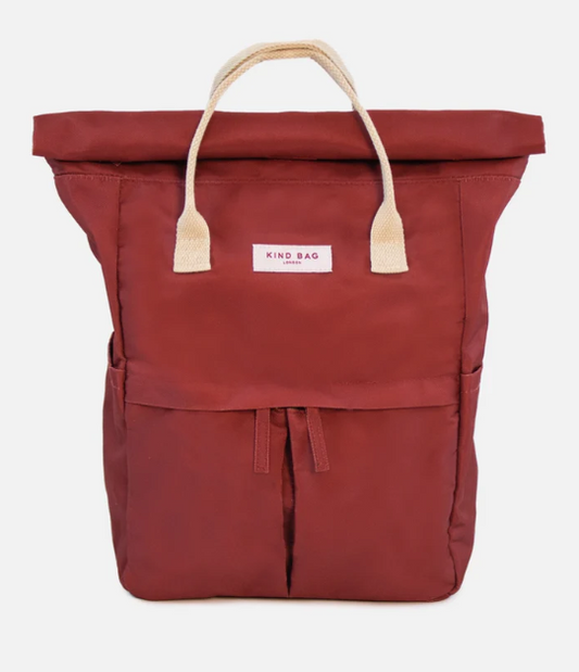 Kind Bag Hackney Backpack - Medium Burgundy