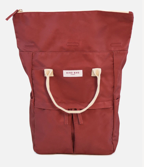 Kind Bag Hackney Backpack - Medium Burgundy