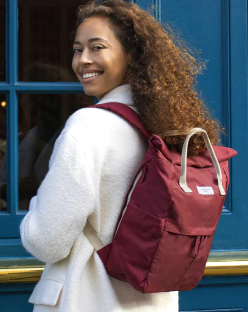 Kind Bag Hackney Backpack - Medium Burgundy