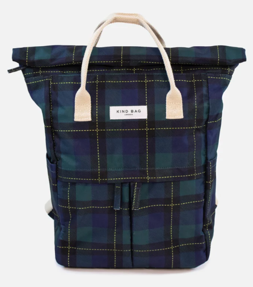Kind Bag Hackney Backpack - Medium Tartan