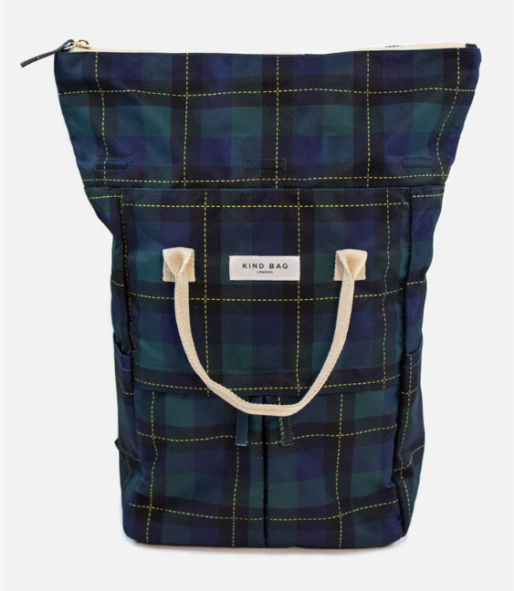 Kind Bag Hackney Backpack - Medium Tartan