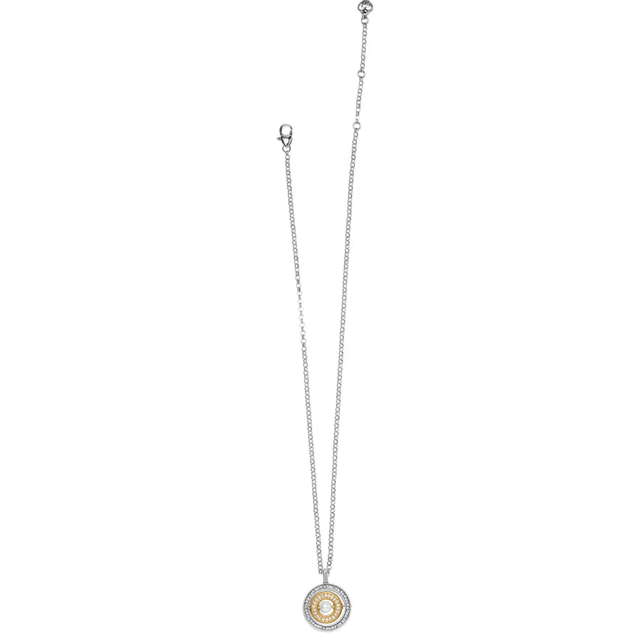 Meridian Pearl Spin Pendant Necklace