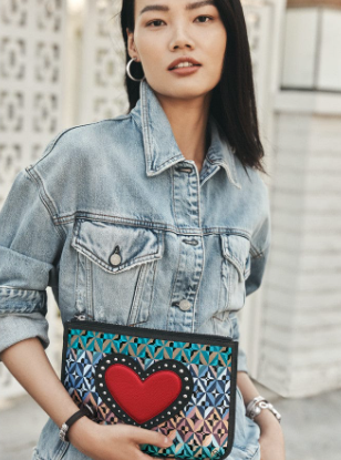 Brighton Fashionista Moody Blue Pouch
