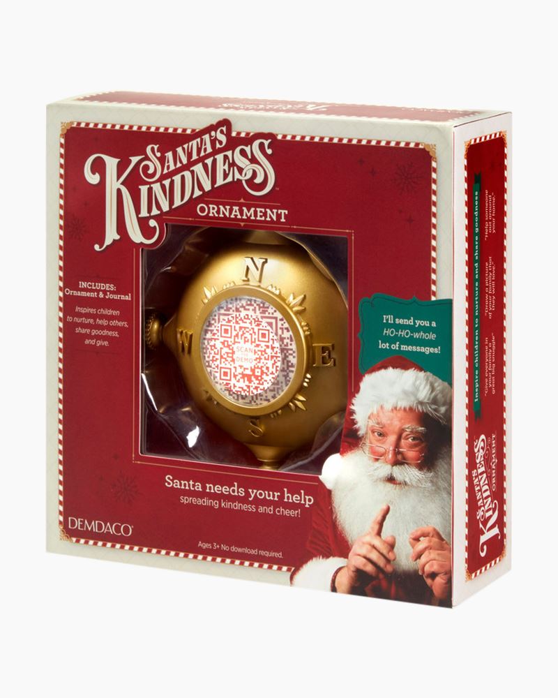 Santa's Kindness Ornament w/ Journal