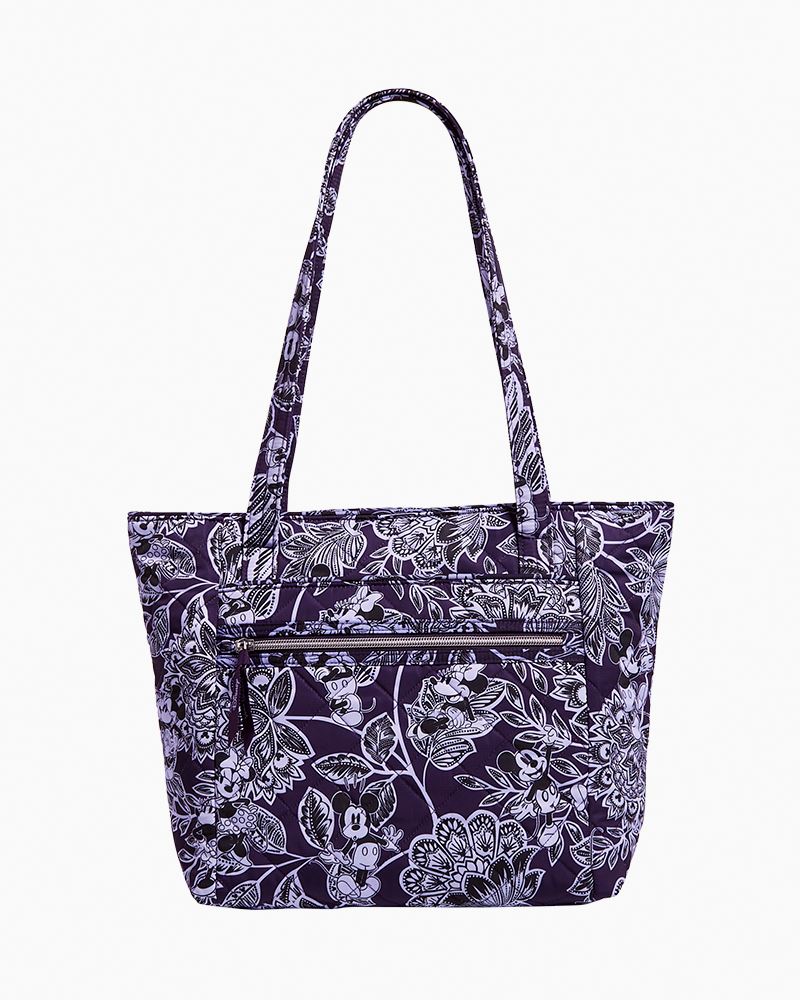 Vera Bradley Small Vera Tote Mickey & Minnie Flirty Floral Tonal