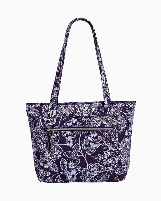 Vera Bradley Small Vera Tote Mickey & Minnie Flirty Floral Tonal