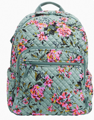 Vera Bradley Campus Backpack - Rosy Outlook