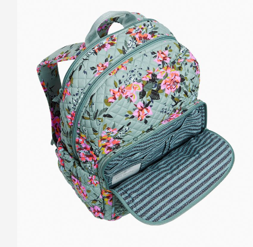 Vera Bradley Campus Backpack - Rosy Outlook
